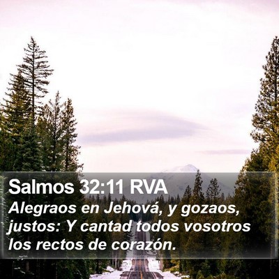 Salmos 32:11 RVA Bible Verse Image
