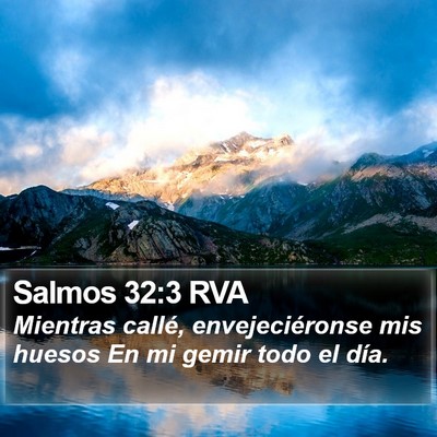 Salmos 32:3 RVA Bible Verse Image