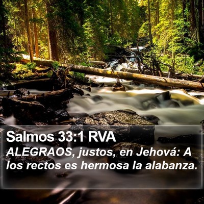 Salmos 33:1 RVA Bible Verse Image