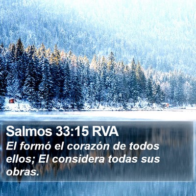 Salmos 33:15 RVA Bible Verse Image