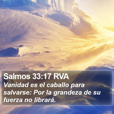 Salmos 33:17 RVA Bible Verse Image