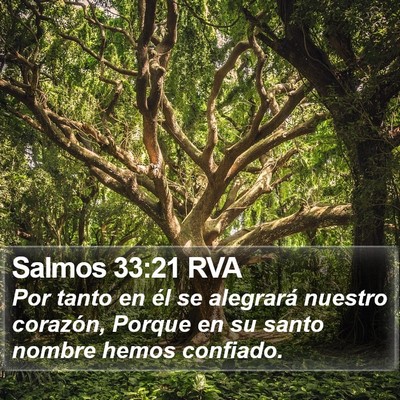 Salmos 33:21 RVA Bible Verse Image