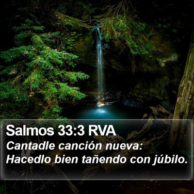 Salmos 33:3 RVA Bible Verse Image