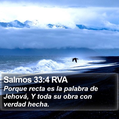Salmos 33:4 RVA Bible Verse Image