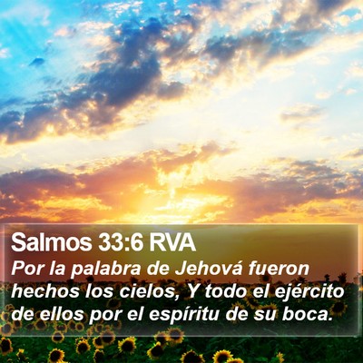 Salmos 33:6 RVA Bible Verse Image