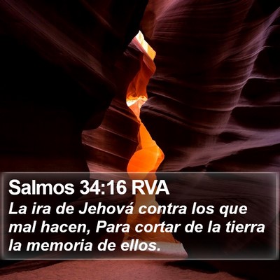 Salmos 34:16 RVA Bible Verse Image