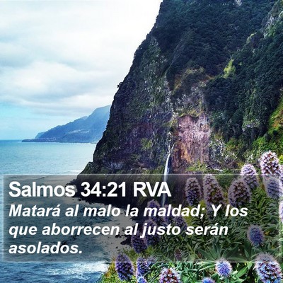 Salmos 34:21 RVA Bible Verse Image