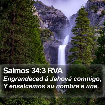 Salmos 34:3 RVA Bible Verse Image