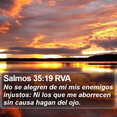 Salmos 35:19 RVA Bible Verse Image