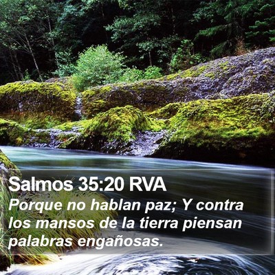 Salmos 35:20 RVA Bible Verse Image