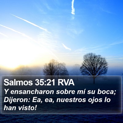 Salmos 35:21 RVA Bible Verse Image