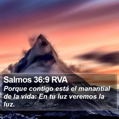 Salmos 36:9 RVA Bible Verse Image