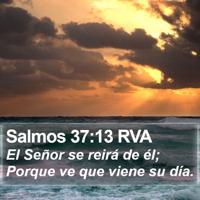 Salmos 37:13 RVA Bible Verse Image