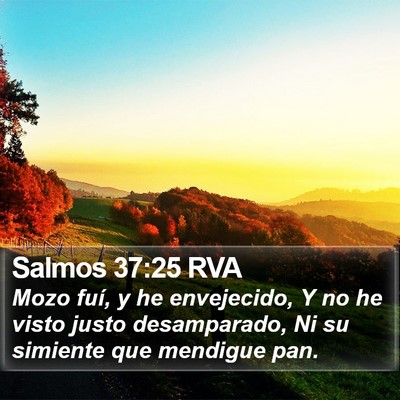Salmos 37:25 RVA Bible Verse Image