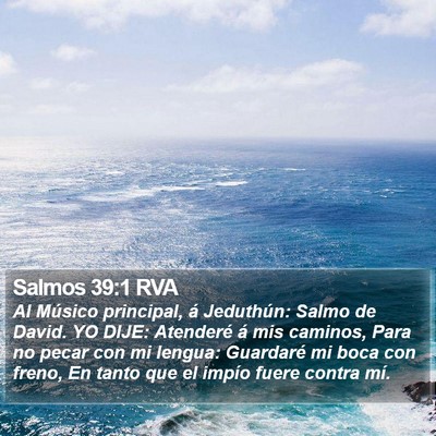 Salmos 39:1 RVA Bible Verse Image
