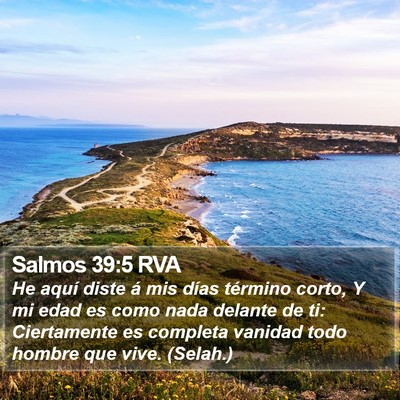 Salmos 39:5 RVA Bible Verse Image