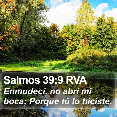 Salmos 39:9 RVA Bible Verse Image