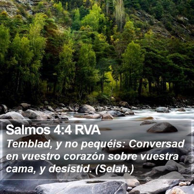 Salmos 4:4 RVA Bible Verse Image