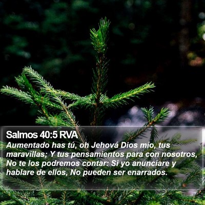 Salmos 40:5 RVA Bible Verse Image