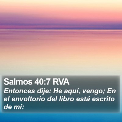 Salmos 40:7 RVA Bible Verse Image