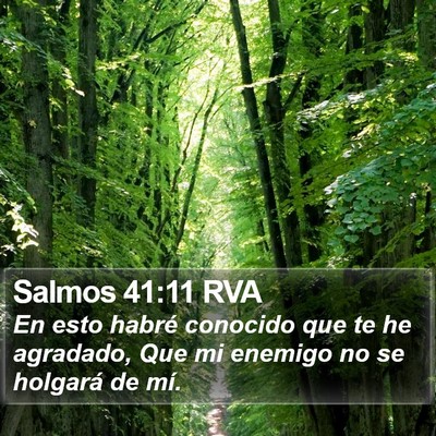 Salmos 41:11 RVA Bible Verse Image