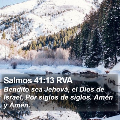 Salmos 41:13 RVA Bible Verse Image