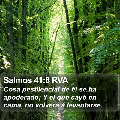 Salmos 41:8 RVA Bible Verse Image