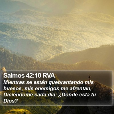 Salmos 42:10 RVA Bible Verse Image