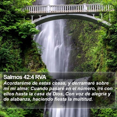 Salmos 42:4 RVA Bible Verse Image