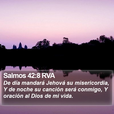 Salmos 42:8 RVA Bible Verse Image