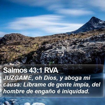 Salmos 43:1 RVA Bible Verse Image