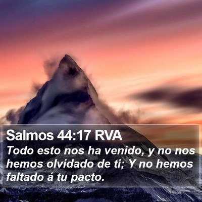 Salmos 44:17 RVA Bible Verse Image