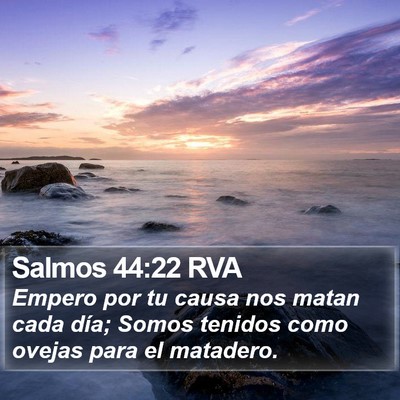 Salmos 44:22 RVA Bible Verse Image