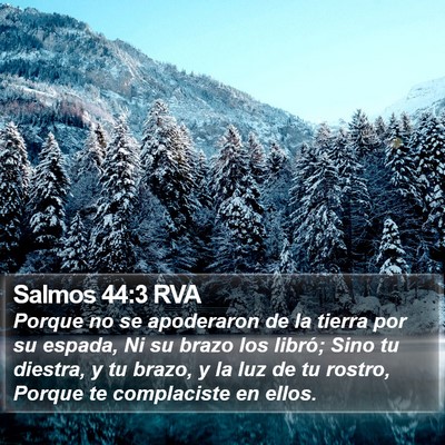 Salmos 44:3 RVA Bible Verse Image