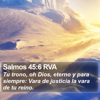 Salmos 45:6 RVA Bible Verse Image