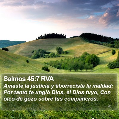 Salmos 45:7 RVA Bible Verse Image