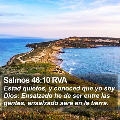 Salmos 46:10 RVA Bible Verse Image
