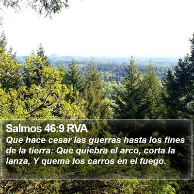 Salmos 46:9 RVA Bible Verse Image