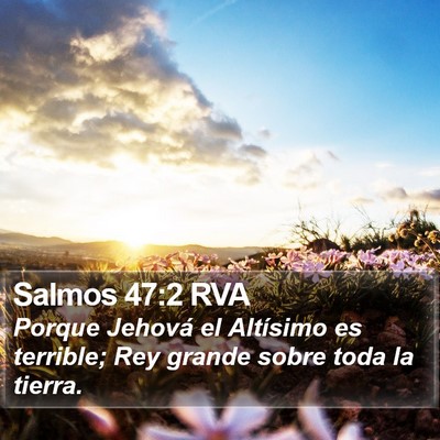 Salmos 47:2 RVA Bible Verse Image