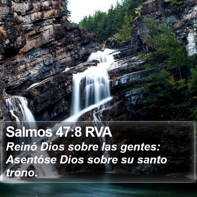 Salmos 47:8 RVA Bible Verse Image