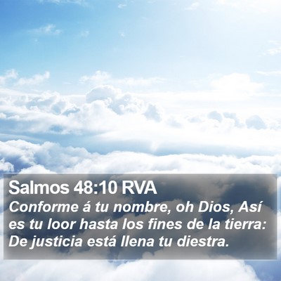 Salmos 48:10 RVA Bible Verse Image