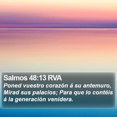 Salmos 48:13 RVA Bible Verse Image