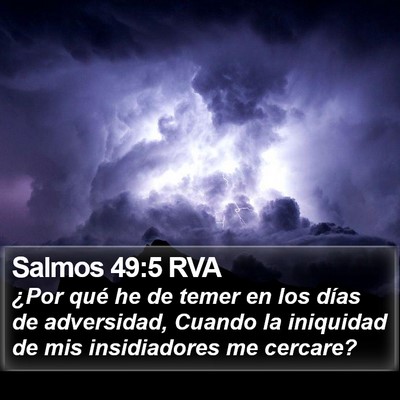 Salmos 49:5 RVA Bible Verse Image