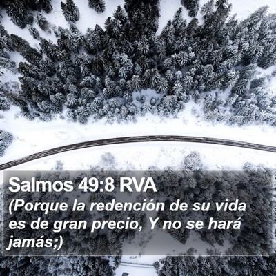 Salmos 49:8 RVA Bible Verse Image