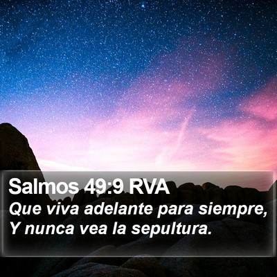 Salmos 49:9 RVA Bible Verse Image