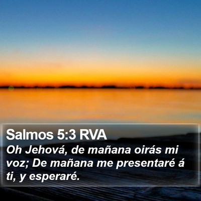 Salmos 5:3 RVA Bible Verse Image