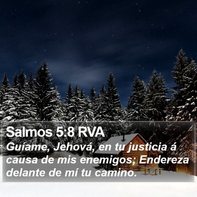 Salmos 5:8 RVA Bible Verse Image