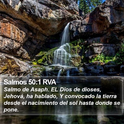 Salmos 50:1 RVA Bible Verse Image