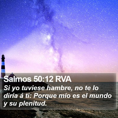 Salmos 50:12 RVA Bible Verse Image