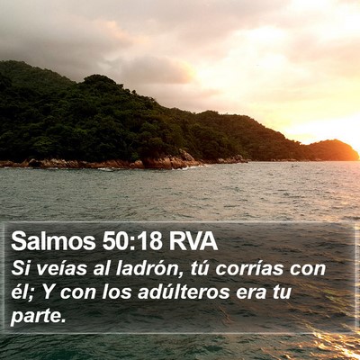 Salmos 50:18 RVA Bible Verse Image